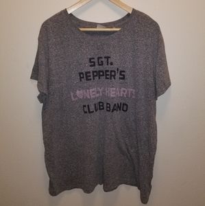 The Beatles Sgt. Pepper's Band Shirt Junk Food XXL